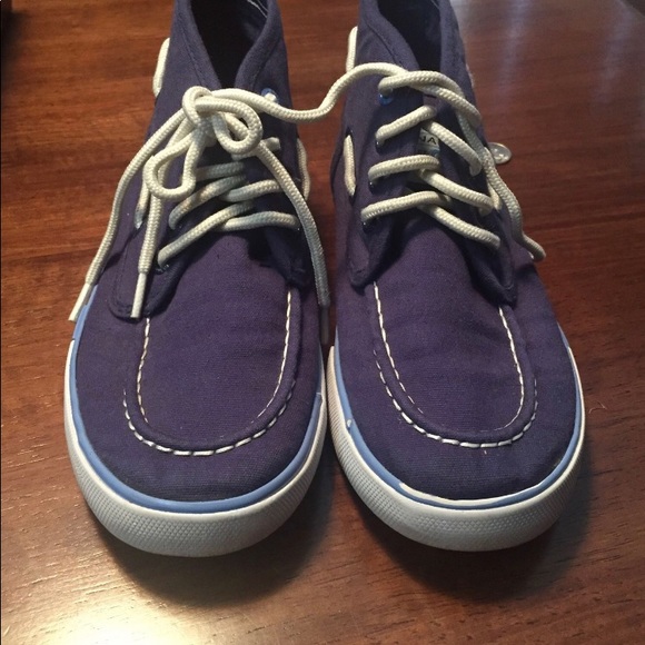 ***SOLD***Navy Nautica shoes size 1Y. - Picture 3 of 4